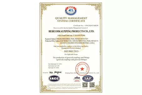 2004 CNG obtained ISO9001 certification